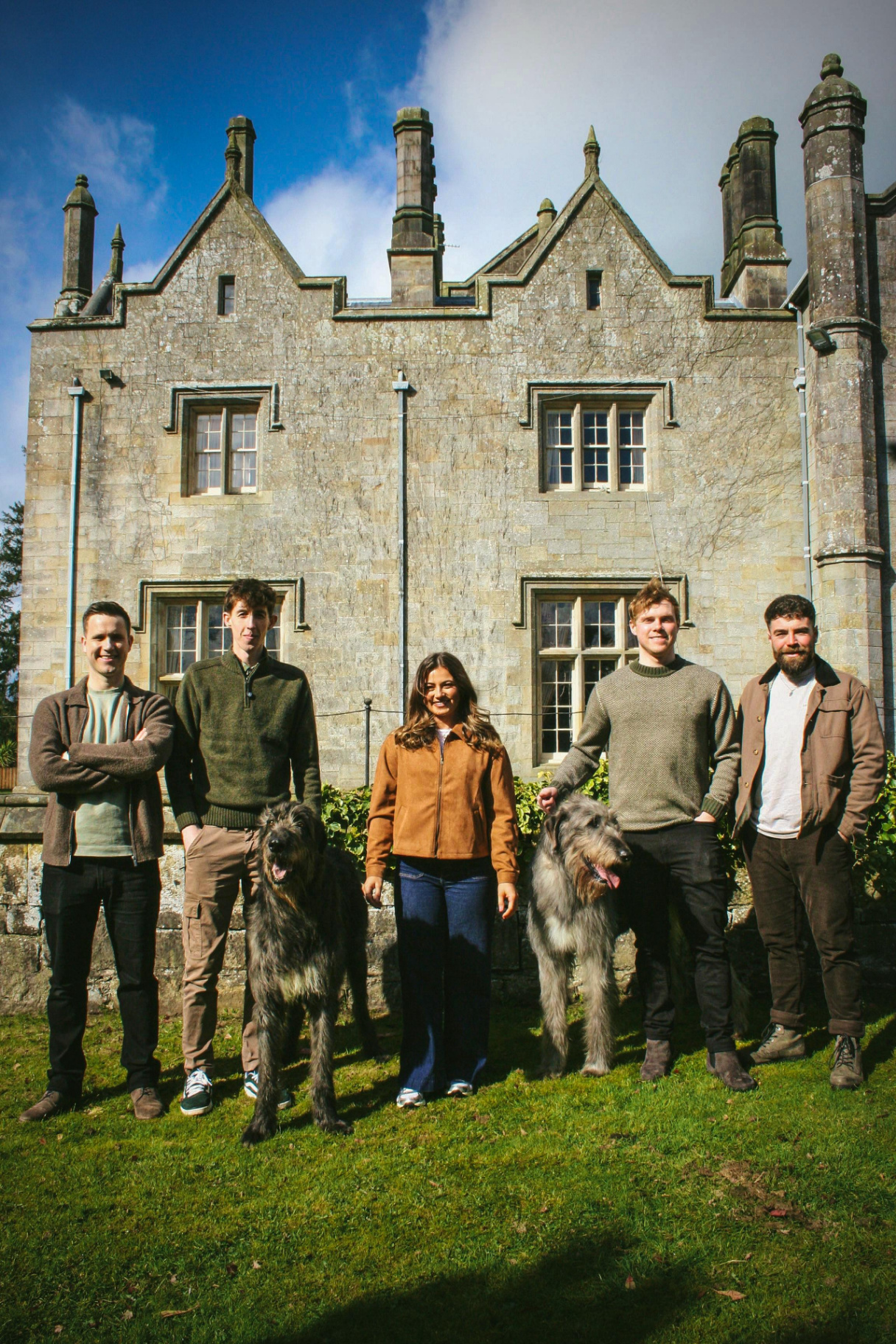 Wolfhounds at the manor